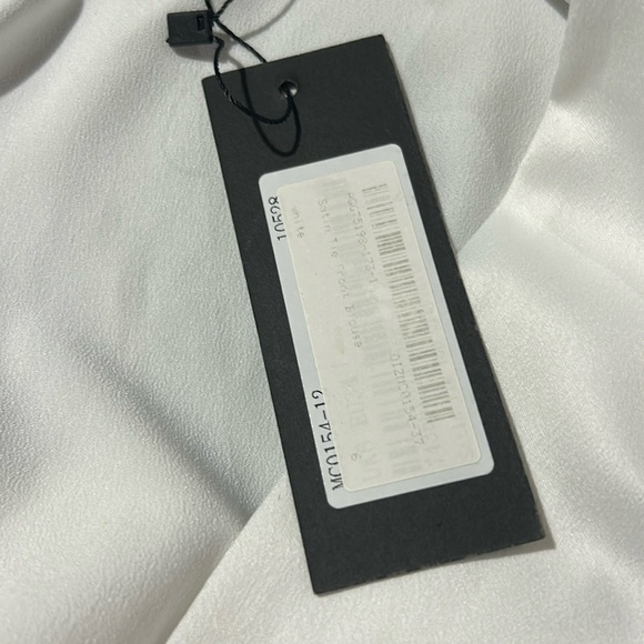 **5 MORE DAYS TO MAKE OFFER** Momokrom white satin crop top - Picture 7 of 9